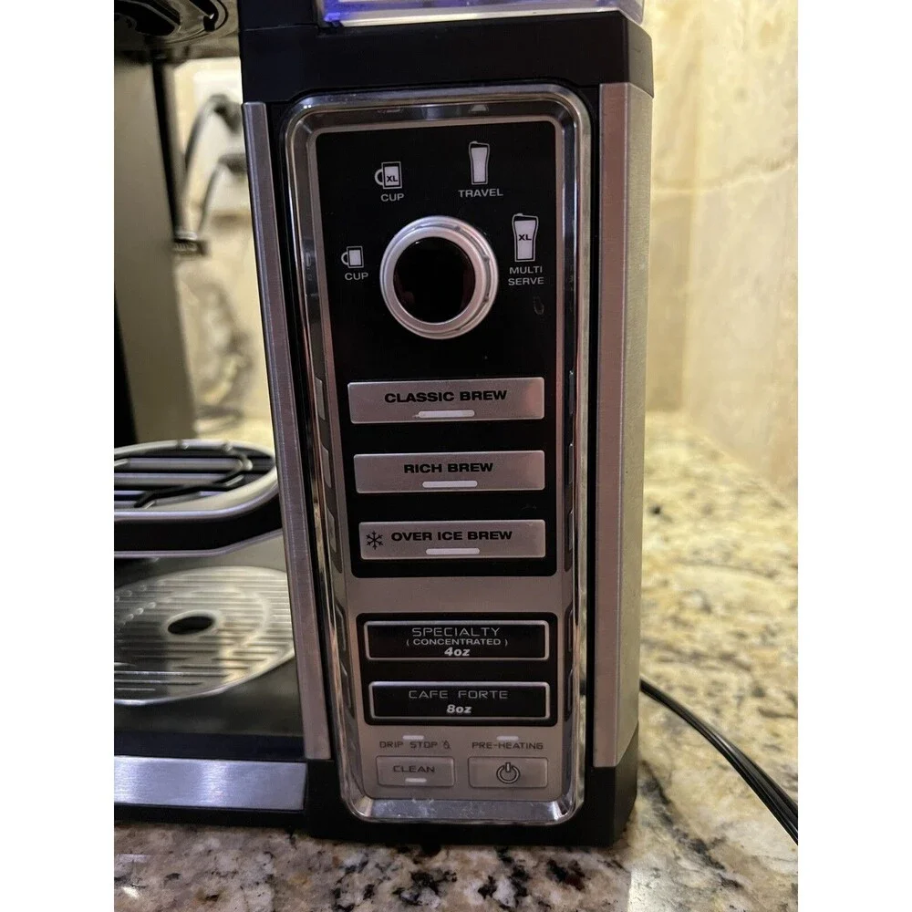Ninja CF110 Single Serve POD Free Coffee Bar Hot And Iced Coffee Auto IQ Frother